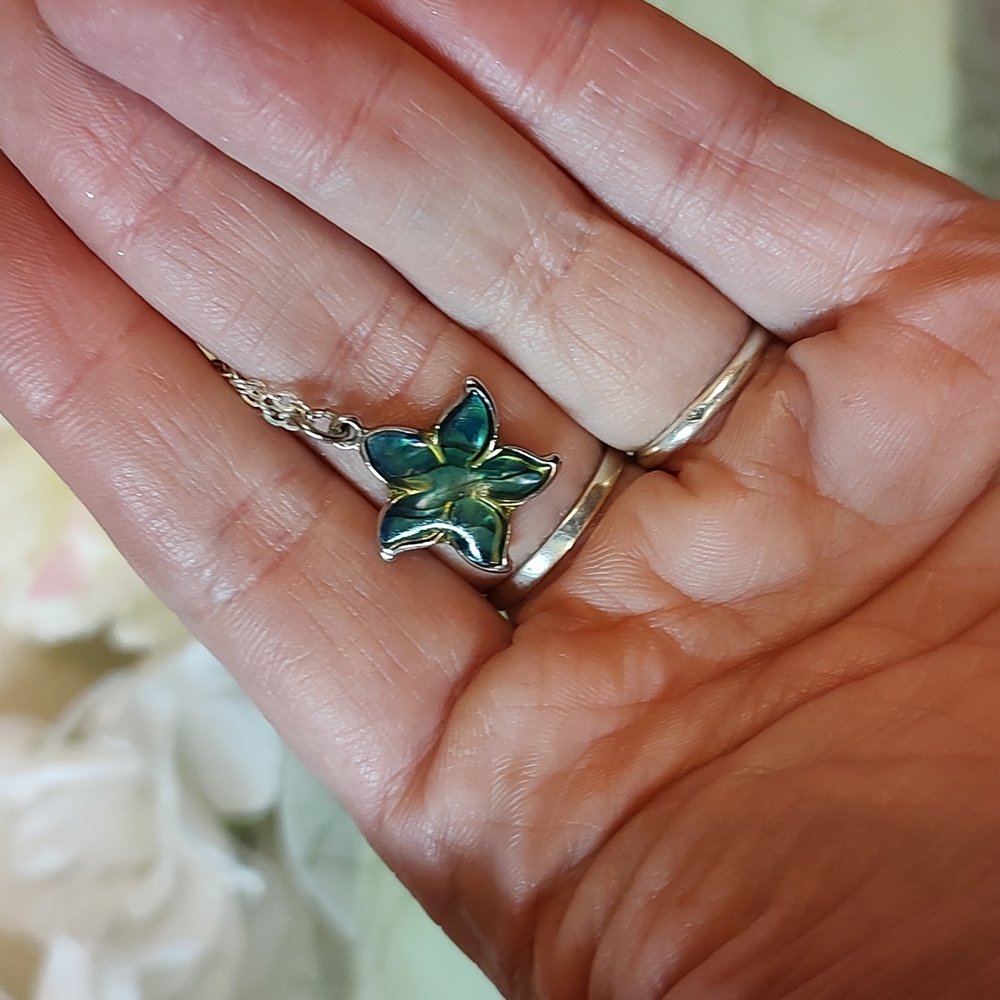 Abalone Flower Necklace